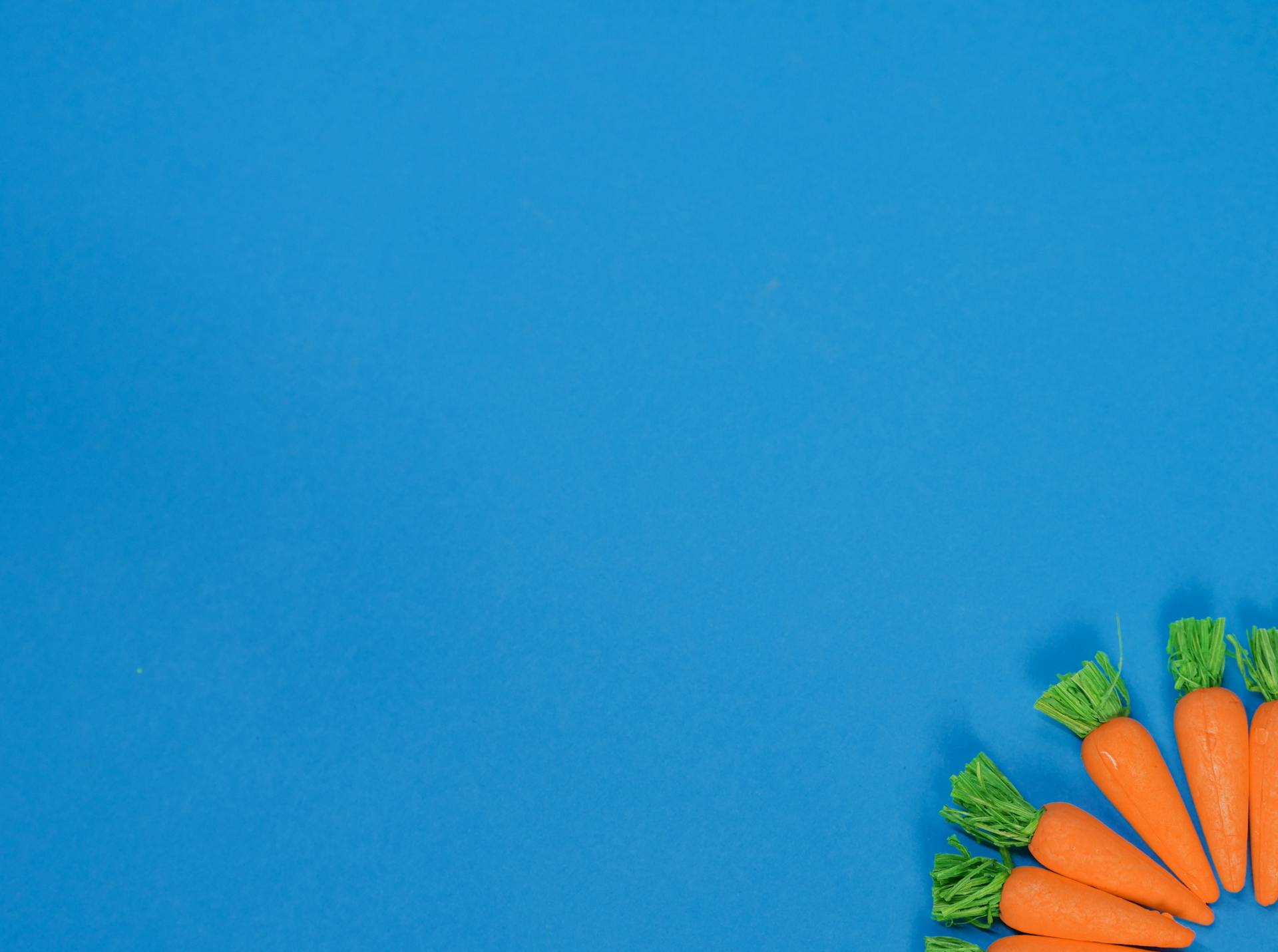 Why carrots? Because it's different. And why not.
